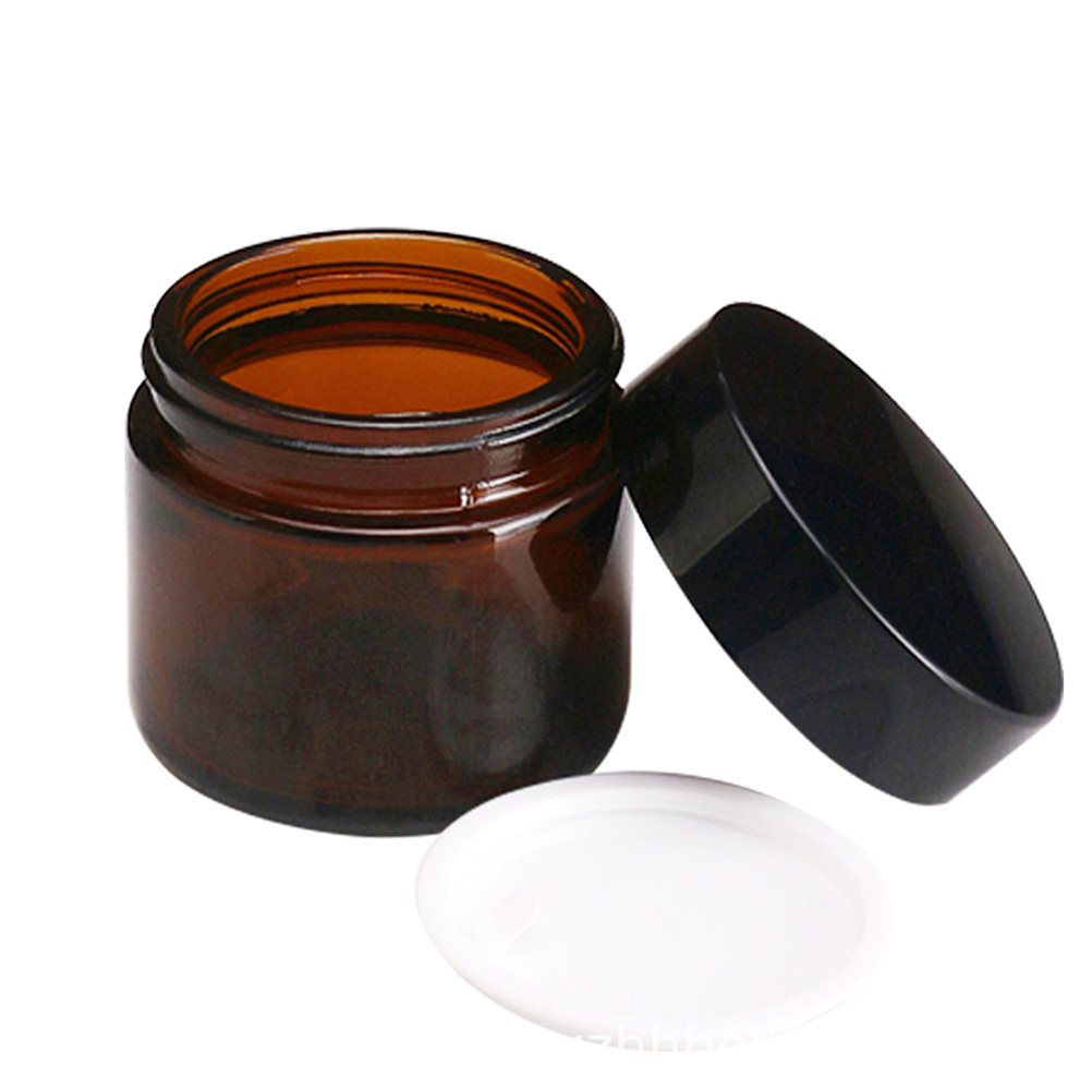 Glass Container Set - 6Pcs Makeup Bottles Set Empty Glass