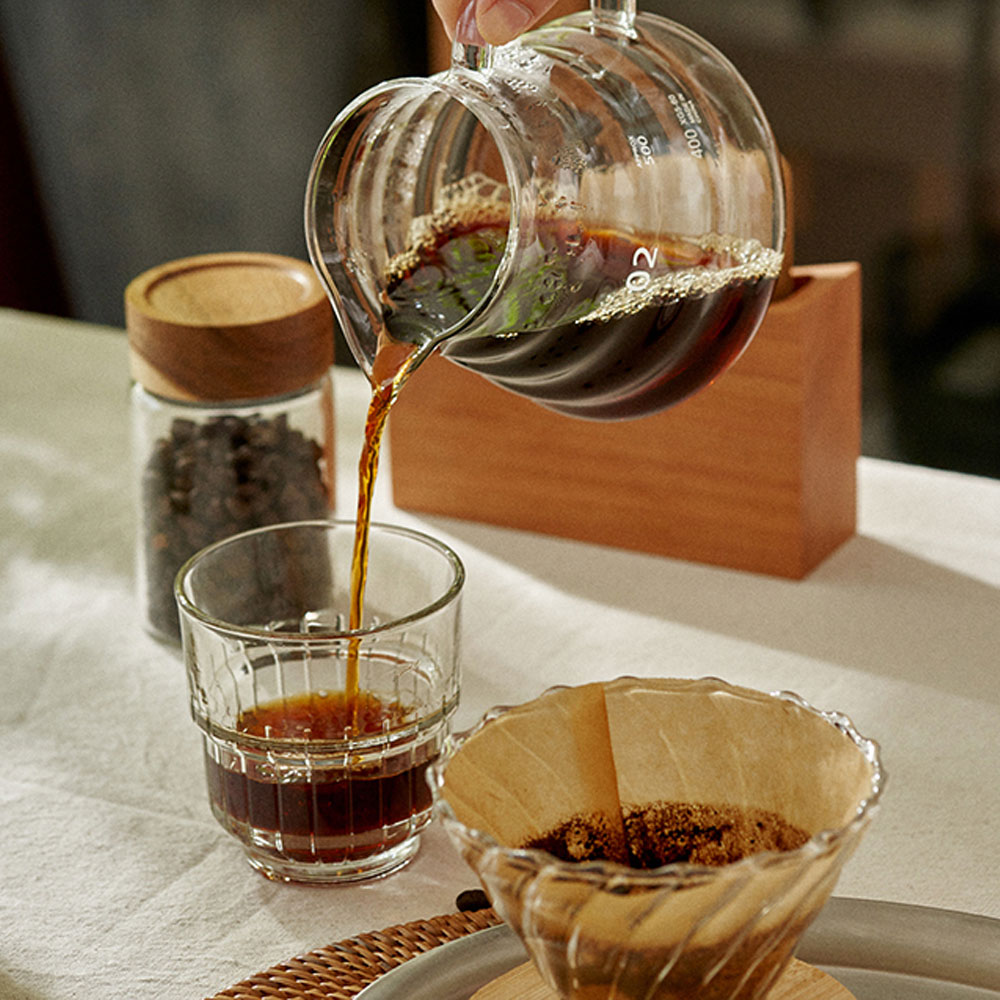Coffee Drip Set Glass Filter P - Glass Container Set recension och pris