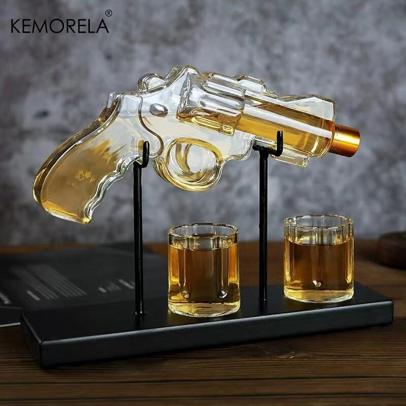 KEMORELA Revolver Glass Decant - Glass Container Set recension och pris