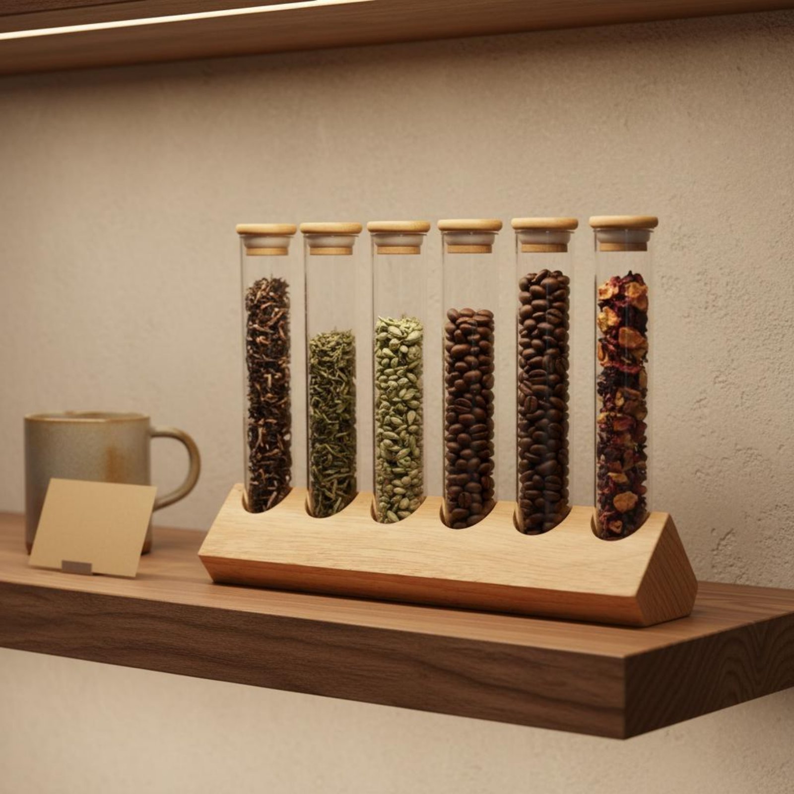 Glass Tube Container Set with  - Glass Container Set recension och pris