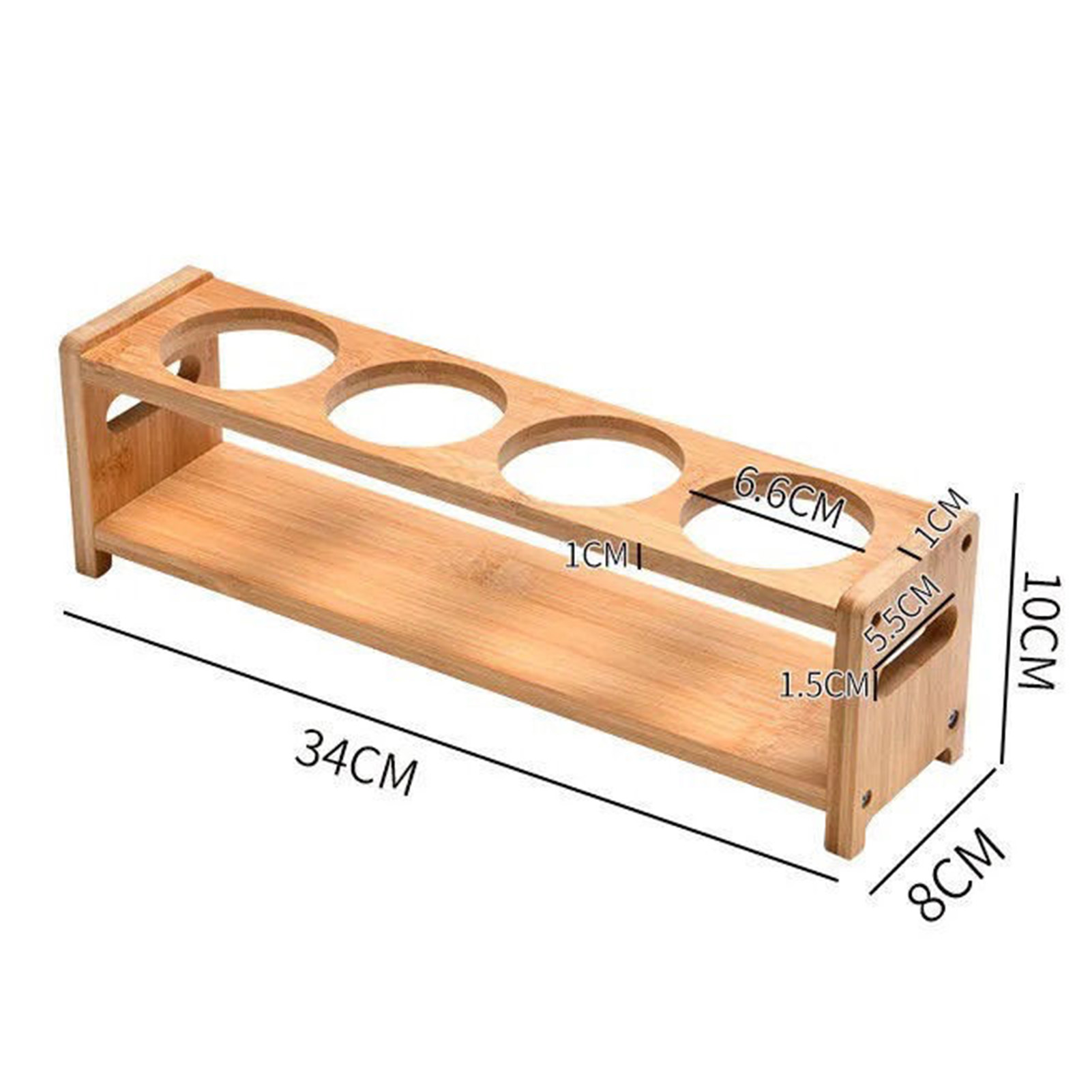 1PC Bamboo Wood Kitchen Rack S - Herb Keeper Bottle recension och pris
