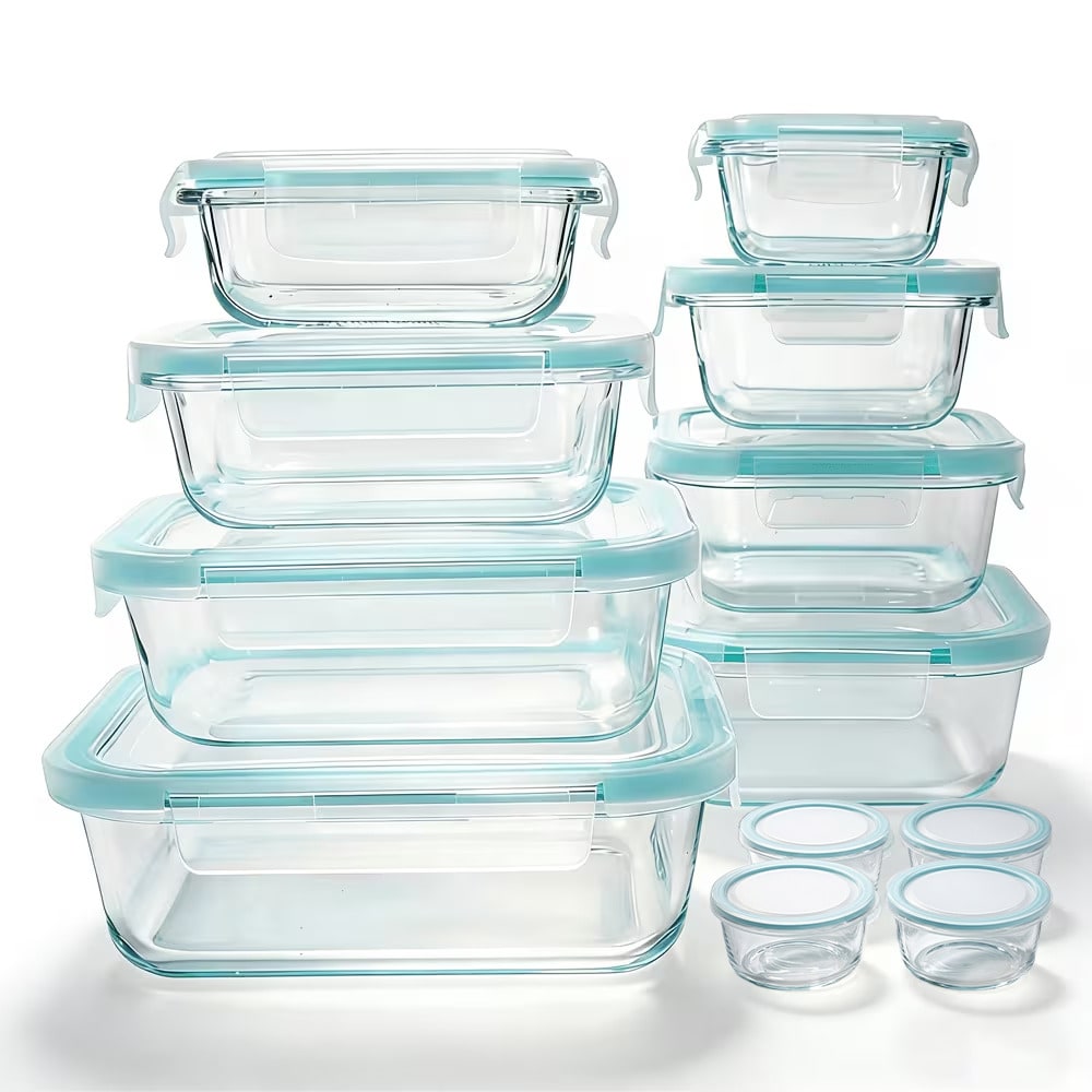 Glass Food Storage Containers  - Meal Prep Oven Safe Containers recension och pris