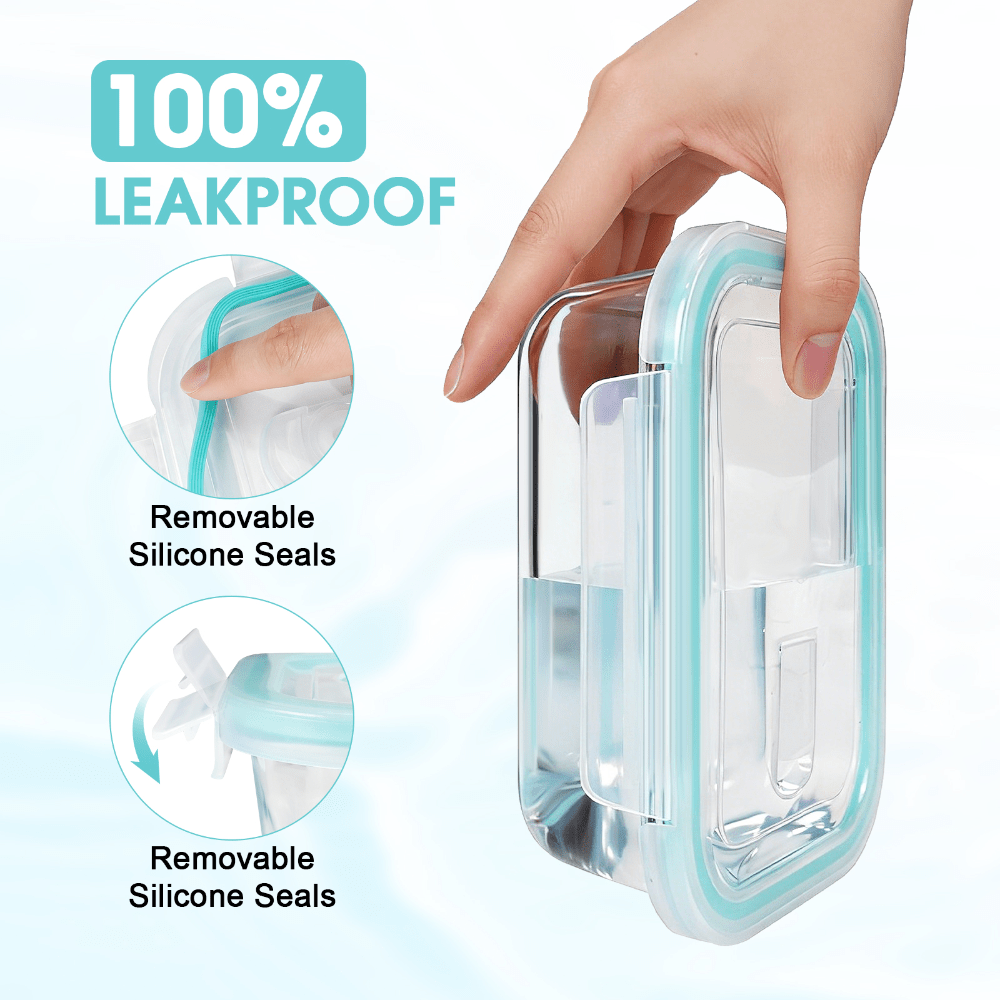 Glass Food Storage Containers  - Meal Prep Oven Safe Containers recension och pris
