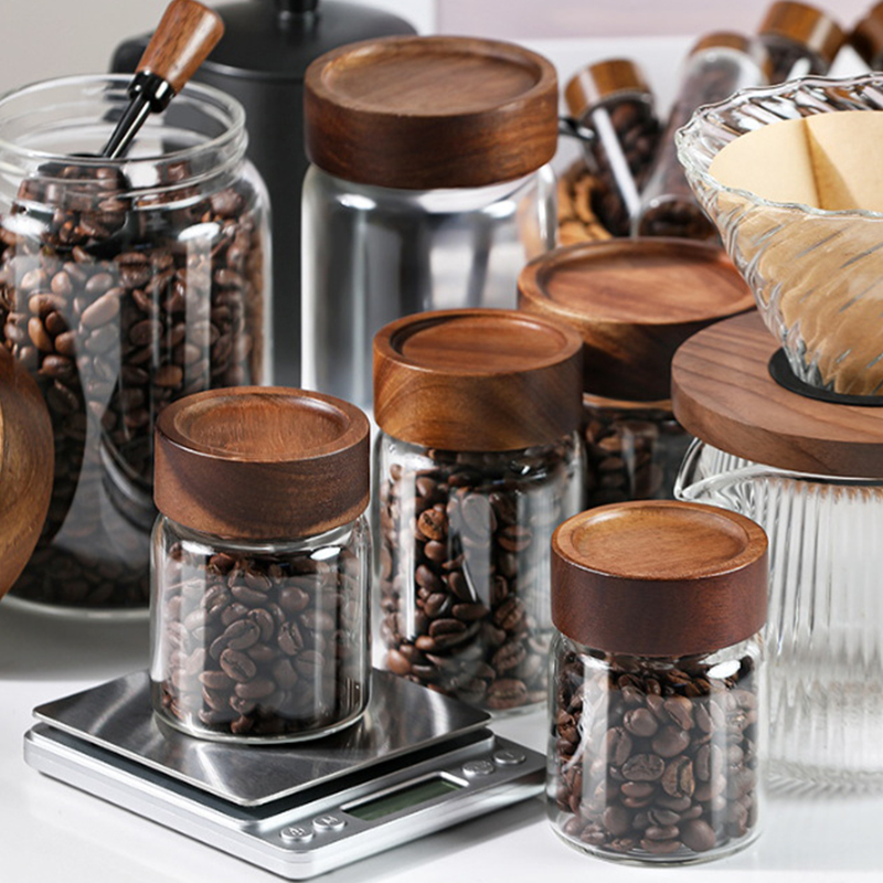 Coffee Beans Storage Container - Glass Container Set recension och pris