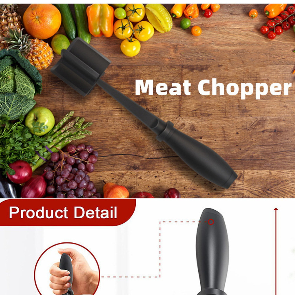 Kitchen Meat Chopper Masher Ha - Meal Prep Ground Beef recension och pris